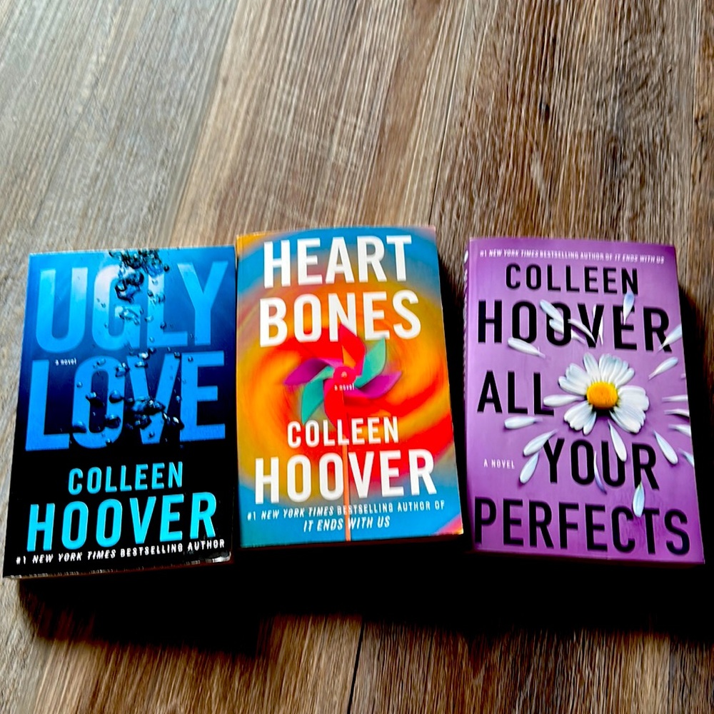 A Colleen hoover bundle of all your perfects, heart bones, and ugly love